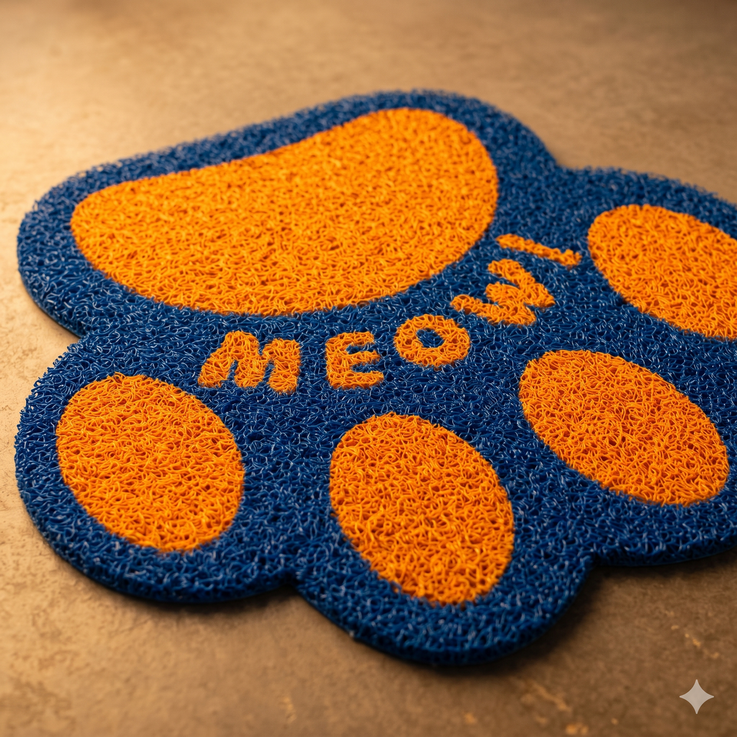 Custom Cat Paw Mat — Personalized Vinyl Mat for Cat Homes
