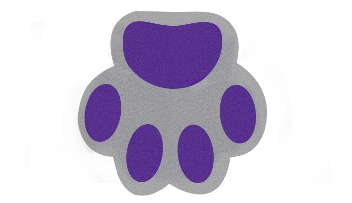 Custom Cat Paw Mat — Personalized Vinyl Mat for Cat Homes